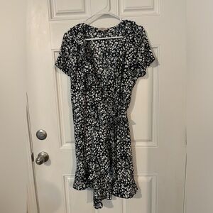 Loft Mini Wrap Dress